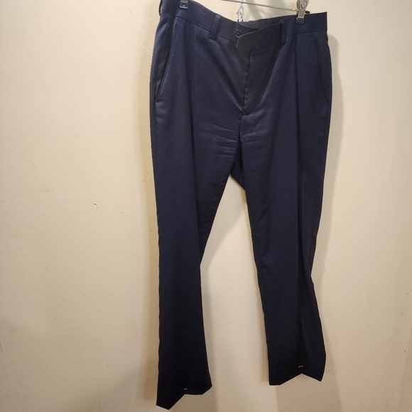 Lauren Ralph Lauren Men's Flat From Straight legs Navy blue pants size … - Picture 4 of 13